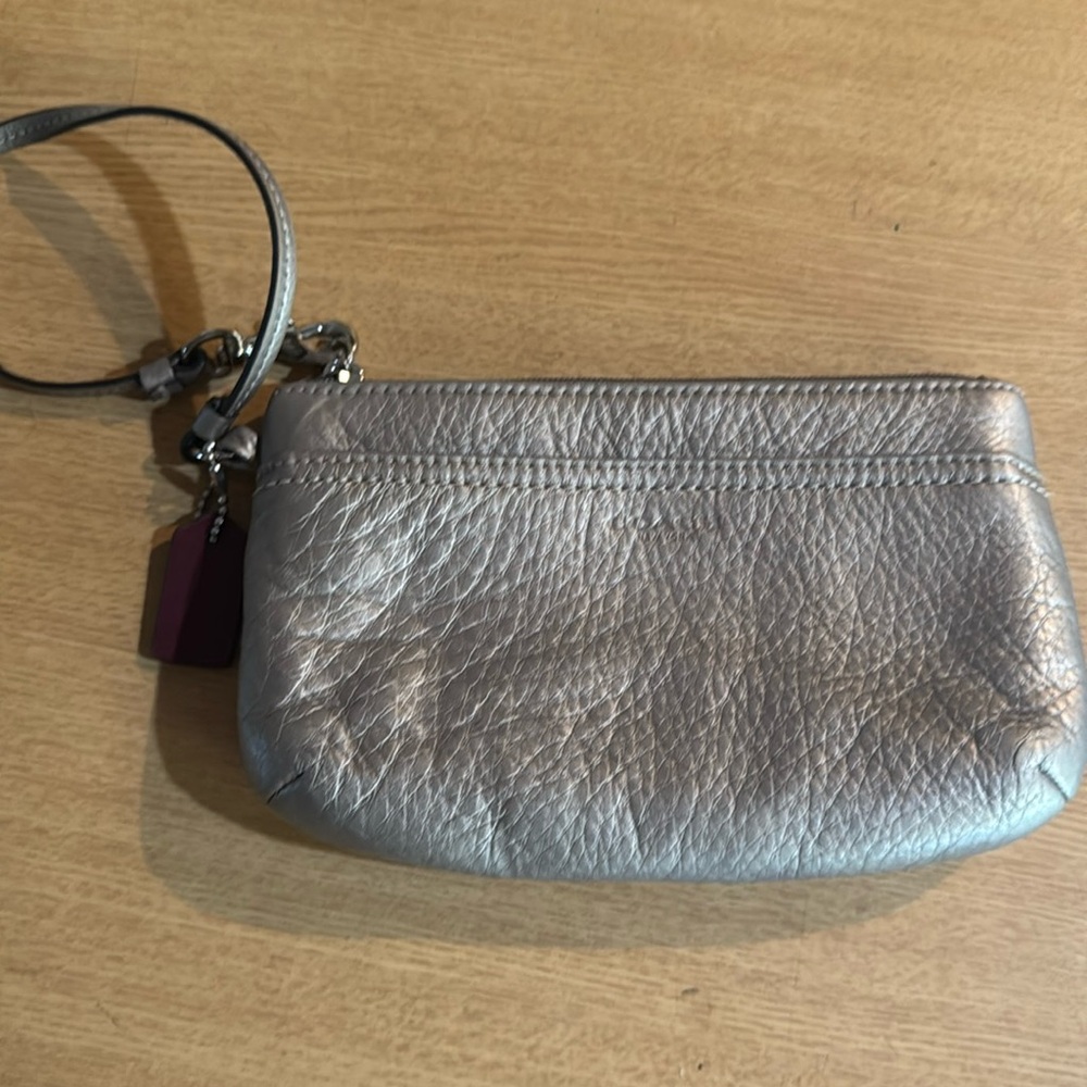 Vintage gold Coach Wristlet